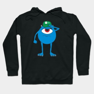 Blue monster cartoon characters Hoodie